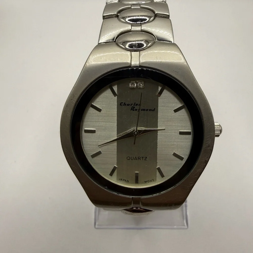 Mens Charles Raymond Silver Gradient Sector Prizm Prism Integrated (New Battery)